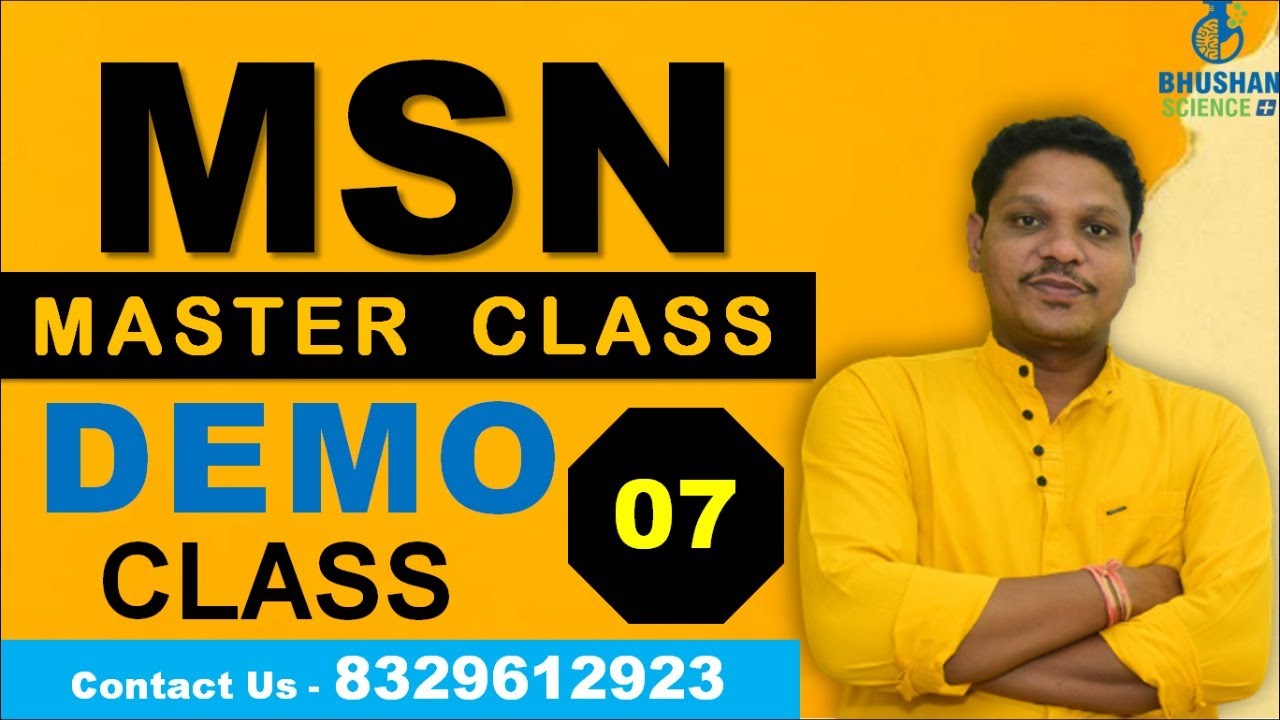 Medical Surgical Nursing | DEMO MSN Master Class 07 | Nursing Online Class | Bhushan
