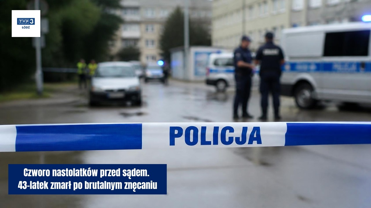 Czworo nastolatk&oacute;w przed sądem. 43-latek zmarł po brutalnym znęcaniu