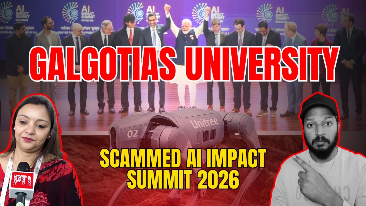 GALGOTIAS UNIVERSITY Scam in AI Impact Summit 2026 | Dhruv Raaj | Explained in Hindi #aiimpact