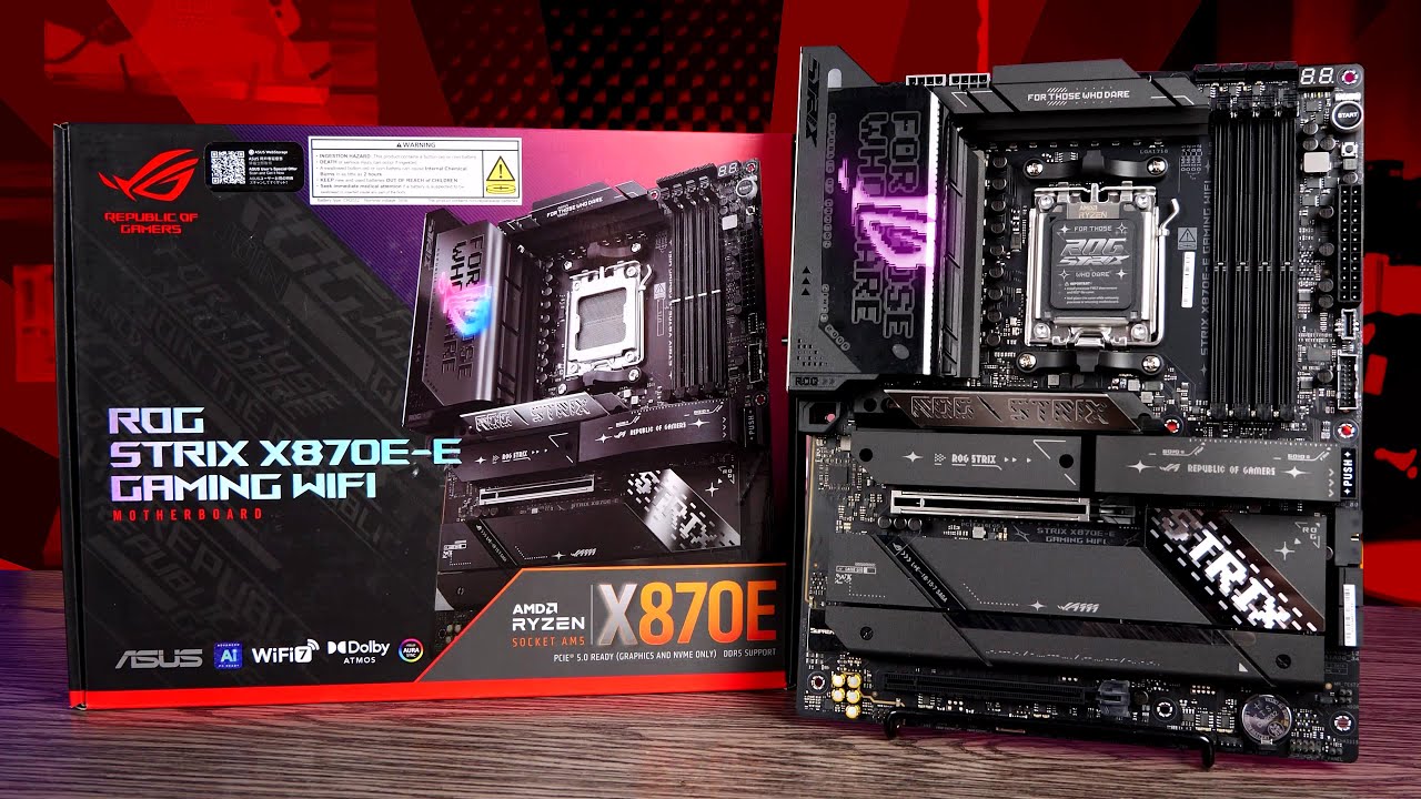 CASI PERFECTA! Nueva para Ryzen 9000, Placa base ROG Strix X870E-E Gaming Wifi- DrogaDigital