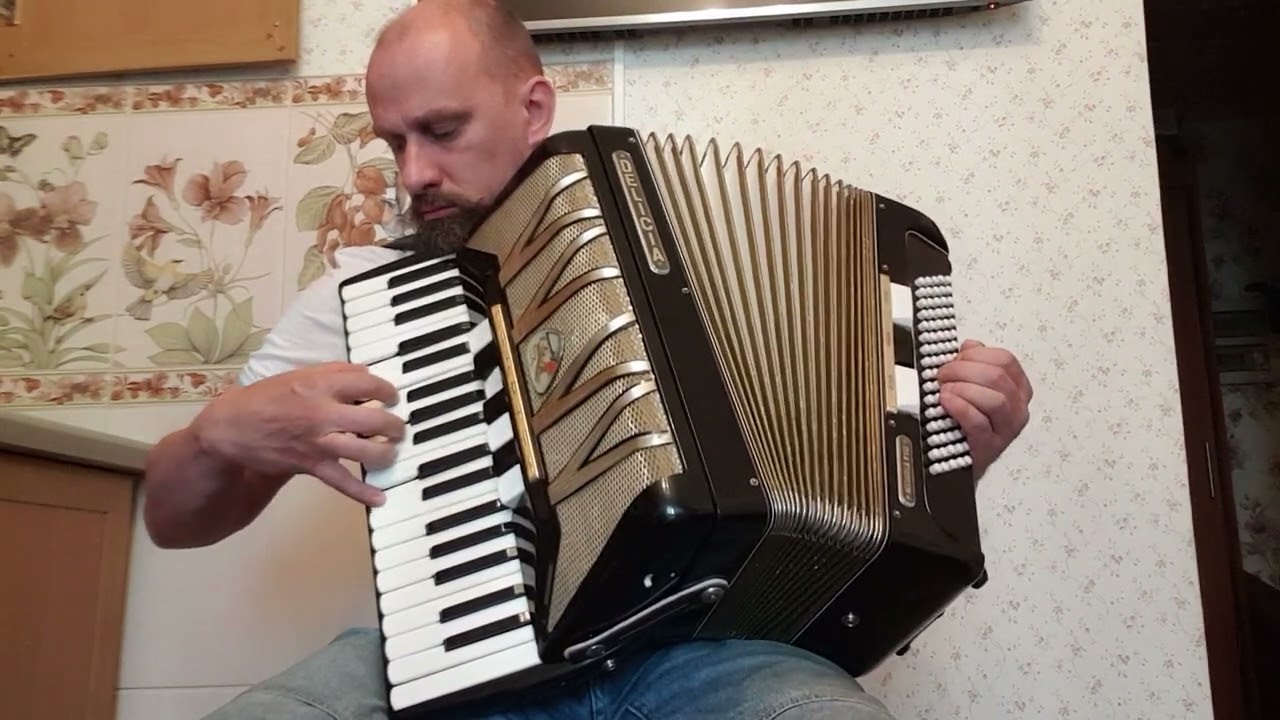 Аккордеон Delicia Melodia Vlll. Размер 7/8. Чехословакия.