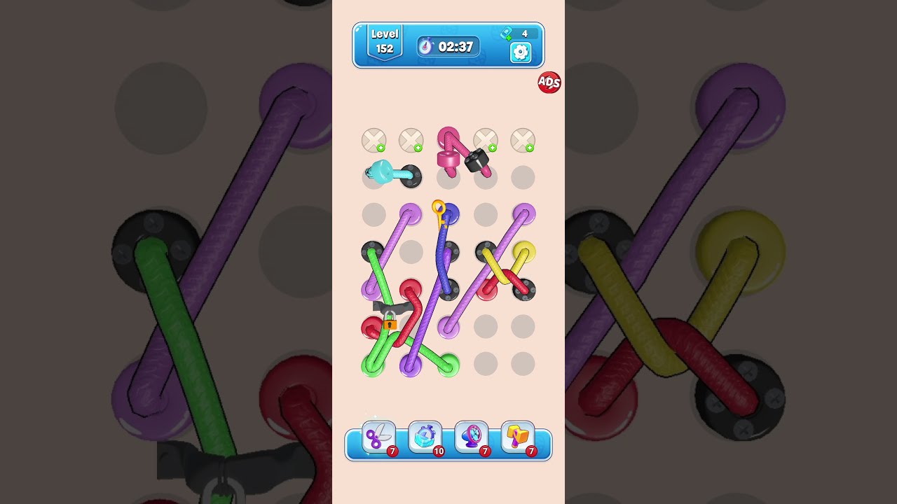 Twisted Rope 3D level 152| #games #puzzle @JPartPat
