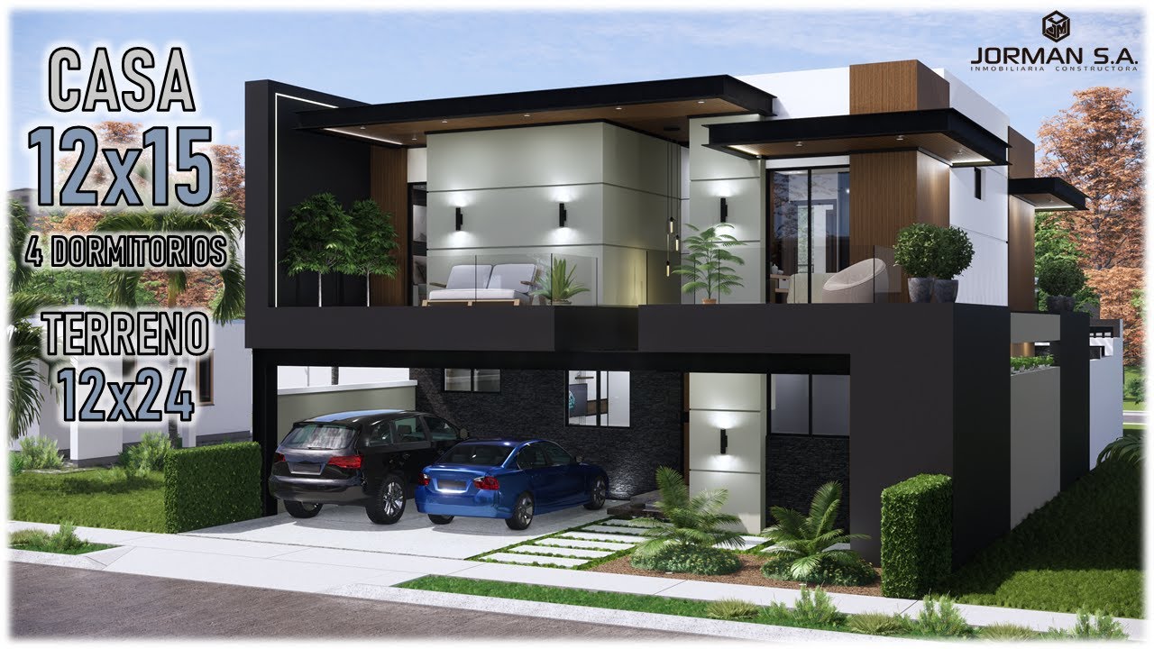 🔴House Design | Modern House Design | 12x15m 2 Storey | 4 Bedrooms