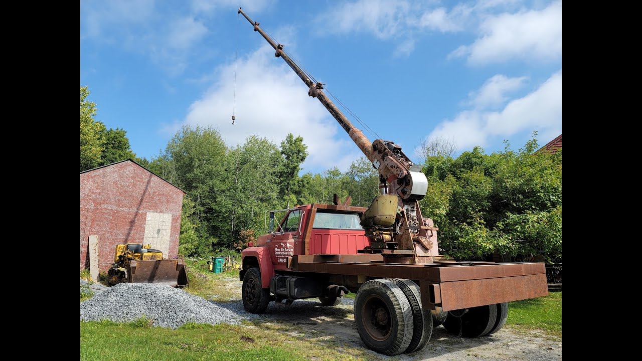 greasing and testing the garland crane