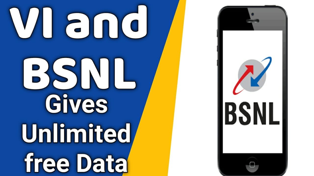 Vodafone Idea and BSNL Gives Free Unlimited Data For Users | Great Offer