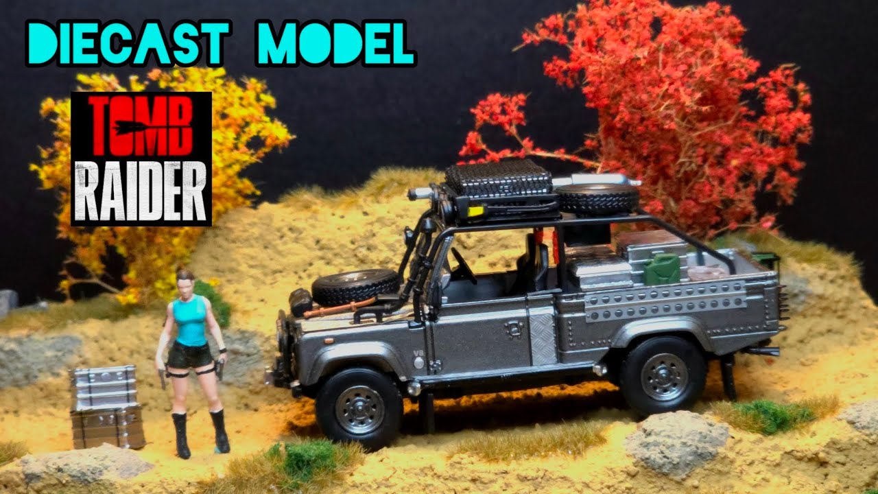 Tomb Raider Land Rover Defender Street Warrior. Отличная детализация! Аксессуары! Обзор распаковки!