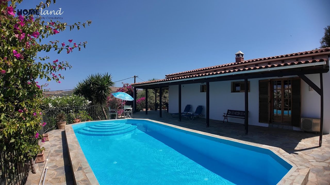 Villa for Sale in Roumeli, Crete | Private Pool & Garden – €290,000