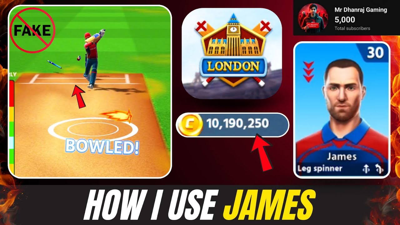 James Destroys the Competition! 🔥London Match Cricket League