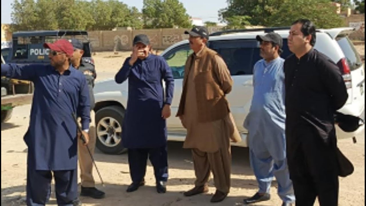 Mr. Bux Ali Mahar, Director General, (MDA), visited Taiser Town Scheme 45