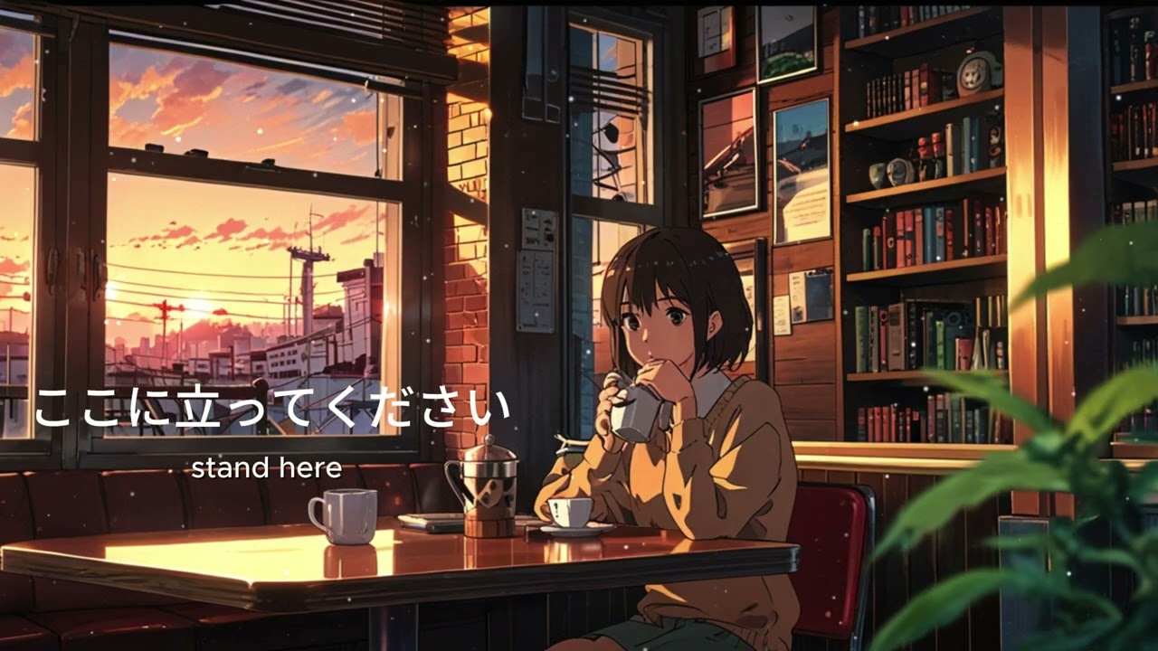 A Calm Café Seat | Gentle Background for Study