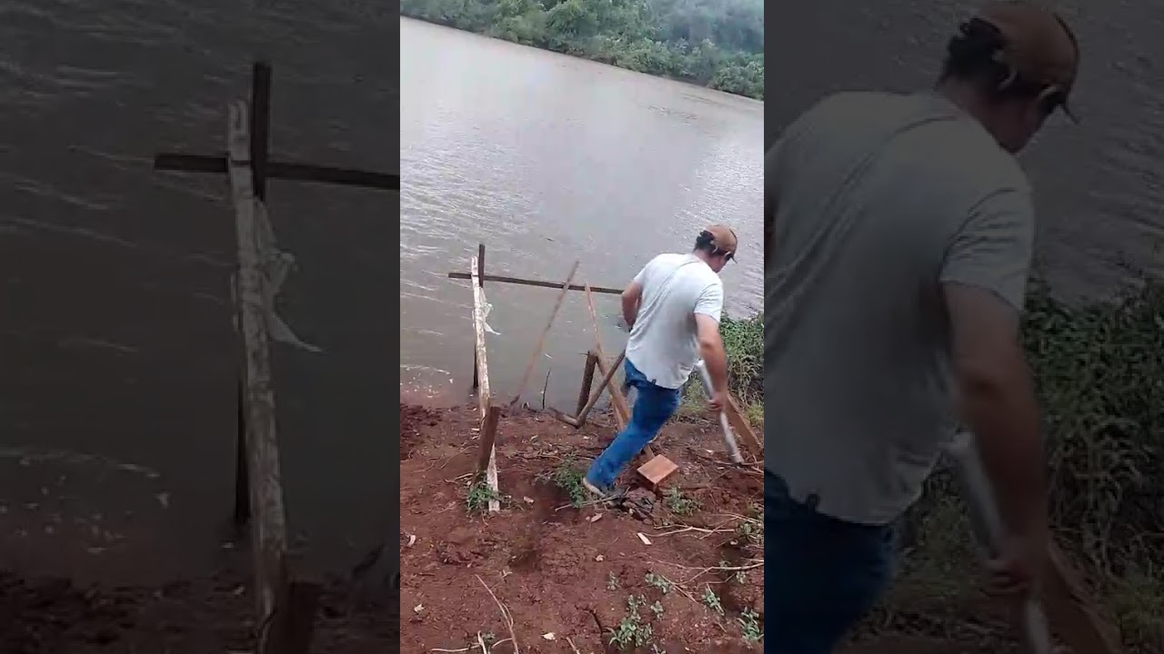 Eu e a minha câmera falando dos perigos do rio pescar curtir com tranquilidade ### Cido da mata ##
