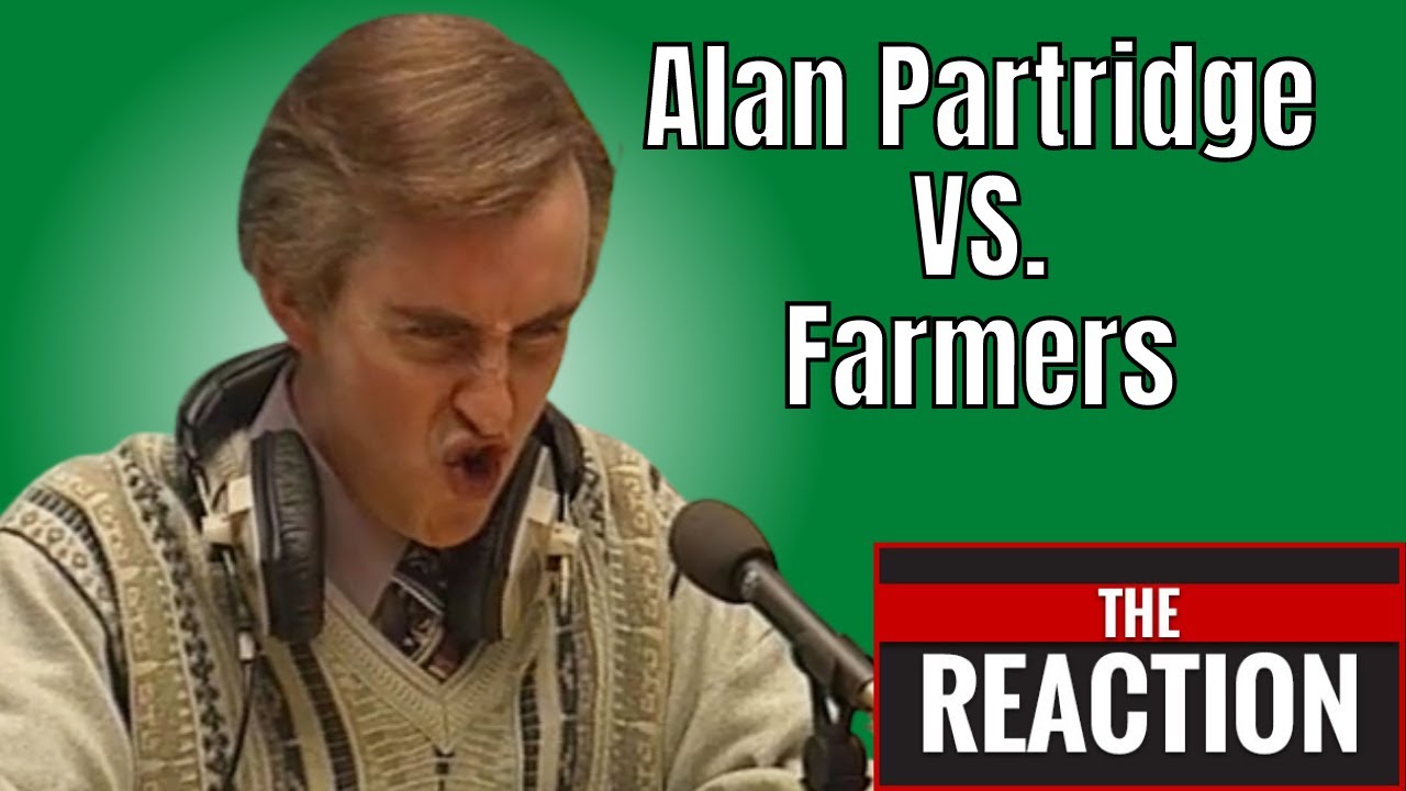 American Reacts to Alan Partridge vs the Farmers | Comedy Reaction