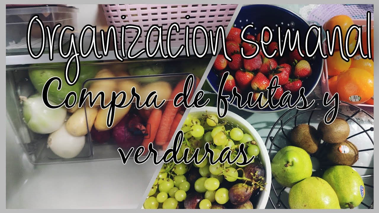 Mi compra de frutas y verduras para esta quincena 