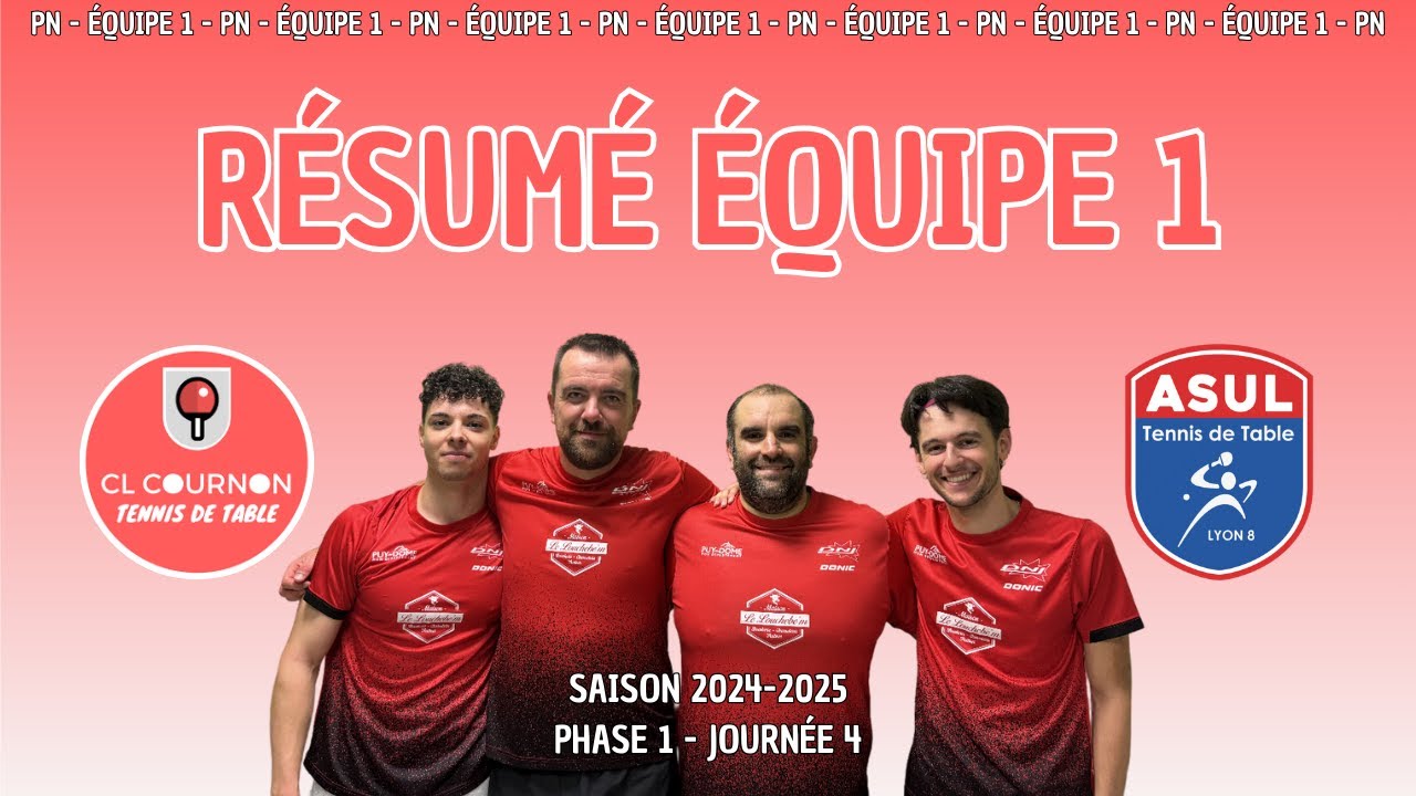 CL COURNON 1 vs ASUL 2 Lyon 8   Journée 4   2024 11 02