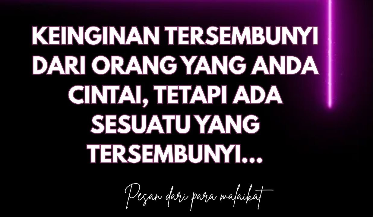 Keinginan tersembunyi dari orang yang Anda cintai, TETAPI ada sesuatu yang tersembunyi…