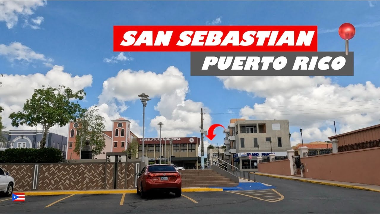 🇵🇷🚙DRIVING AROUND SAN SEBASTIAN PUERTO RICO 4K ☀️🚥