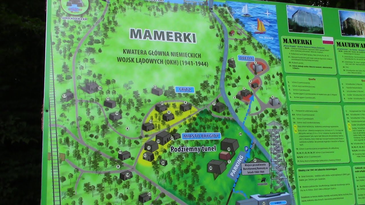 Mazury 2016 - Zwiedzamy bunkry w Mamerkach