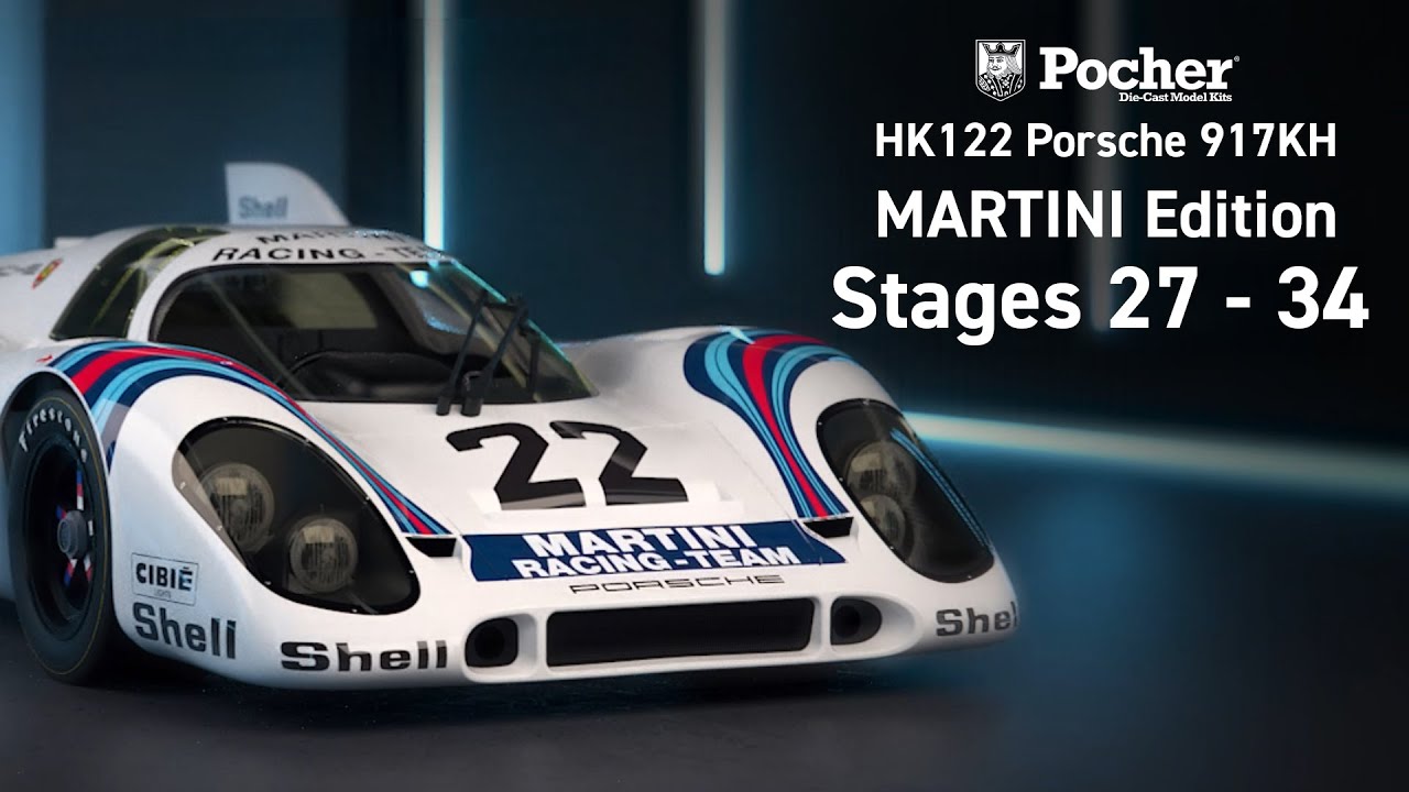 Pocher | Porsche 917K Martini Edition Stages 27-34