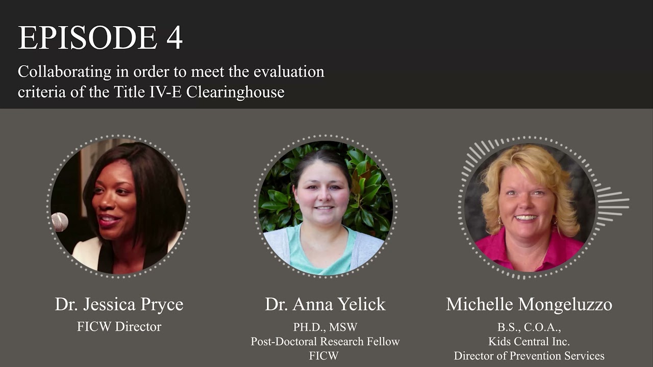Podcast S3E4 - Collaborating to meet the evaluation criteria of the Title IV-E Clearinghouse