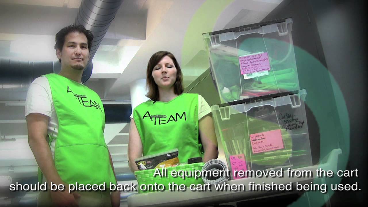 Cal Poly FLASH Video Tutorial - Equipment Familiarization: Push Carts