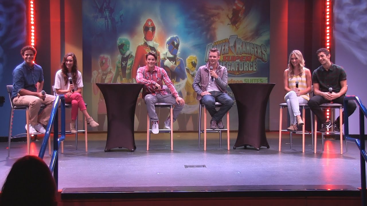 Cast of Power Rangers Super MegaForce Q&A at Nick Hotel
