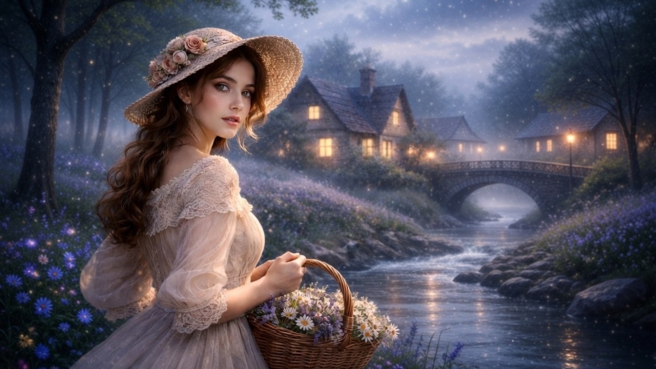 A Gentle Day in a Victorian English Village | Visual Poem