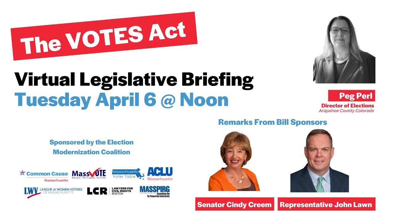 VOTES Act Legislative Briefing
