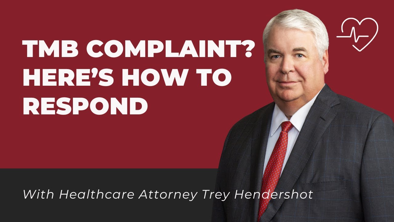 How to Respond to a TMB Complaint Letter