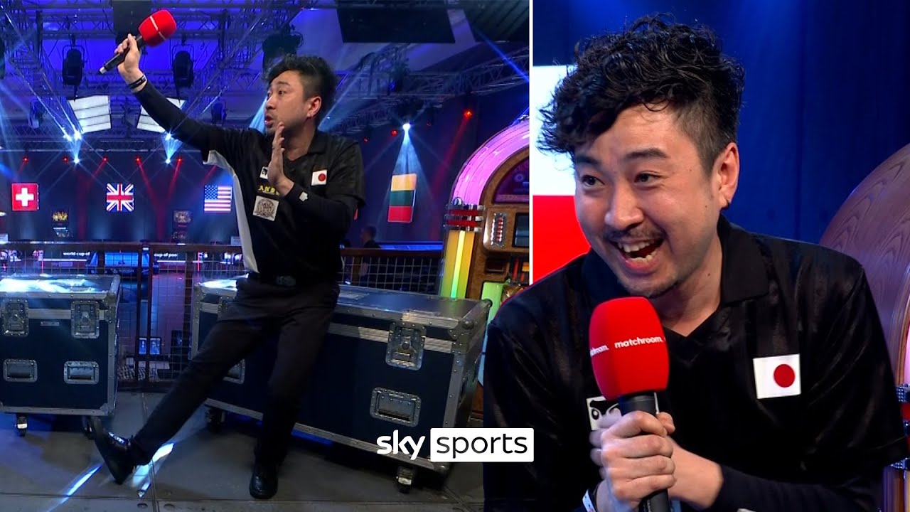Naoyuki Oi starts dancing in BRILLIANT post match interview! 🕺