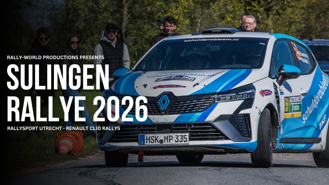 Rallye Sulingen 2026 | Rallysport Utrecht - Renault Clio Rally5
