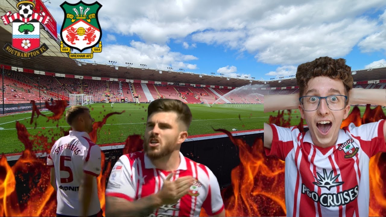 MANNING AND STEPHENS SCORE LATE! 🔴⚪| SOUTHAMPTON 2-1 WREXHAM | MATCHDAY VLOG