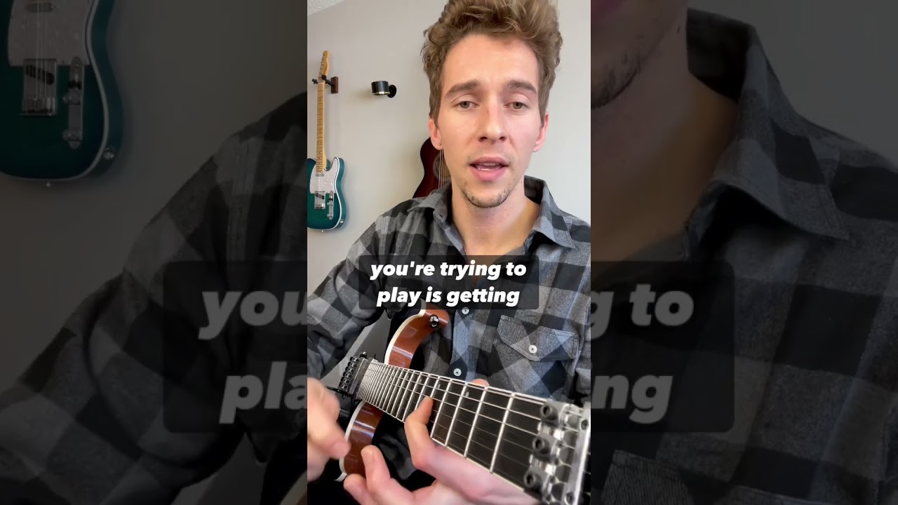 Guitar string noise? Work on muting.
