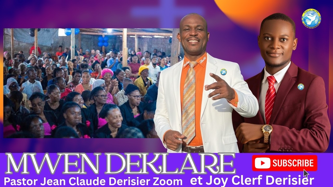 Mwen deklare O Nom de Jezi. Jean Claude Derisier Zoom et Joy Clerf Derisier Official. Gospel Music
