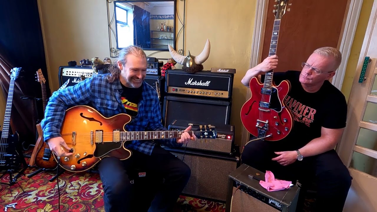 GIBSON 1966 ES-335 & 1967 ES-345! OUR 100TH VIDEO!
