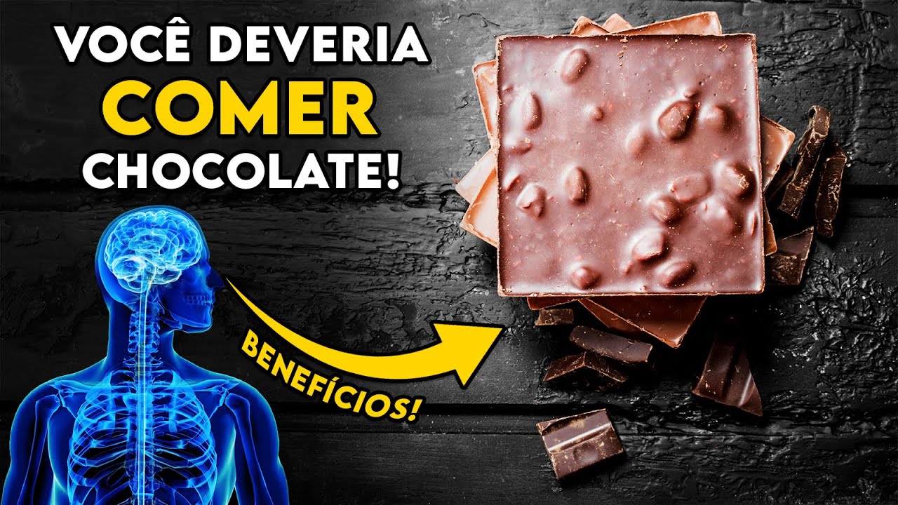 O melhor alimento para o cérebro? │ Benefícios do CHOCOLATE │ O CACAU FAZ ISSO NO CORPO