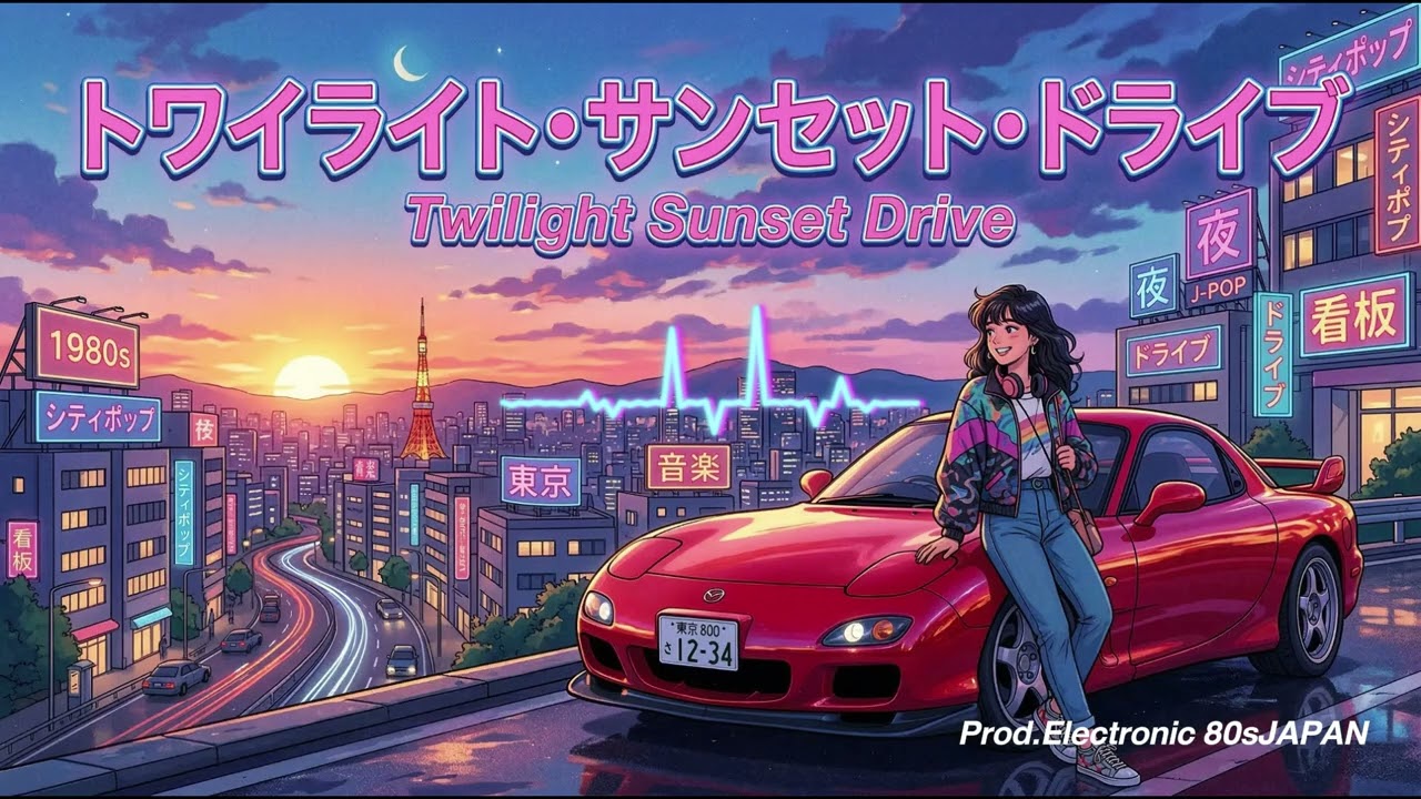 City pop Music トワイライト・サンセット・ドライブ Twilight Sunset Drive /chapter 1 Prod.Electronic 80sJAPAN
