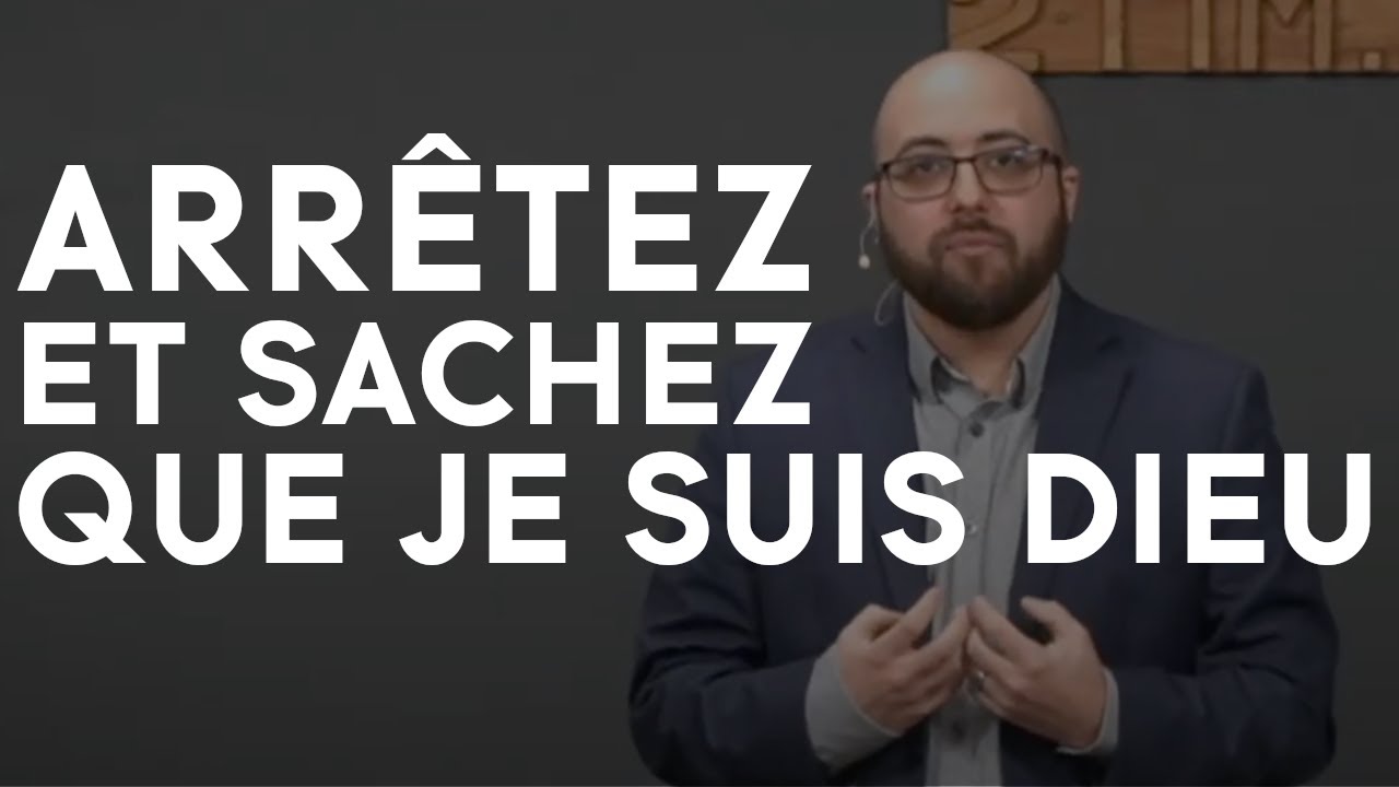 Jimmy Pereira - Arrêtez et sachez que je suis Dieu - Psaumes 46