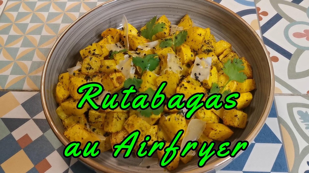 🥬🔥Rutabagas, simple et savoureuse. Dorés et croustillants grâce à la cuisson au airfryer.