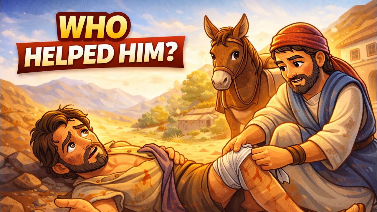 The Good Samaritan | A Story of Kindness ❤️ | Bible Story for Kids