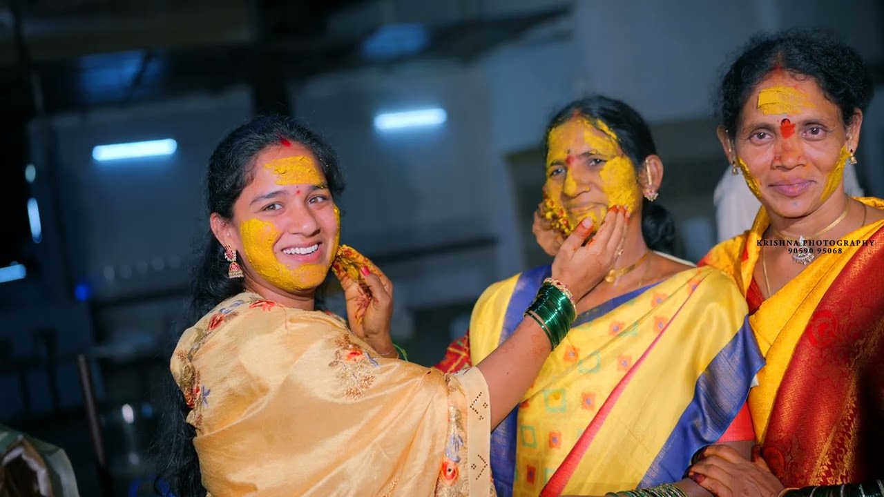 Rammohan ❣️ srinija's haldi vibes..