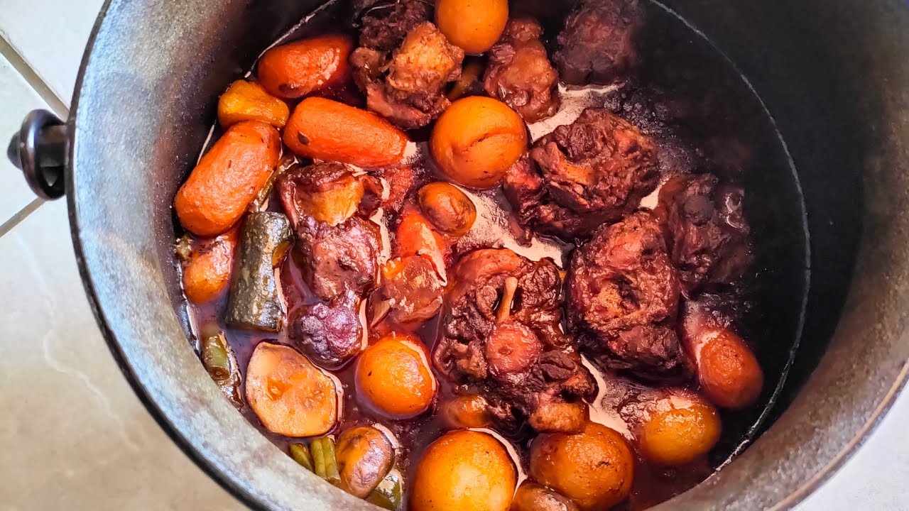Potjiekos Oxtail Recipe | How To Make Oxtail Fall off the bone