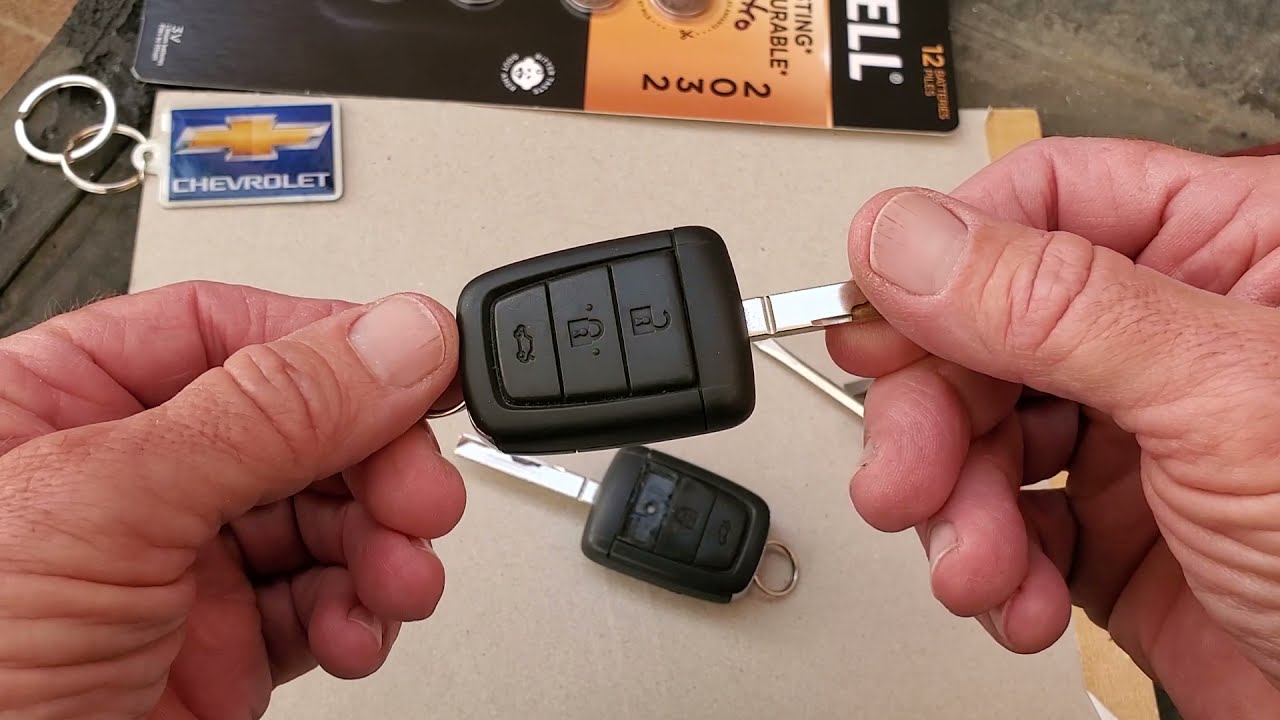 Chevy Caprice PPV/G8 key fob battery replacement