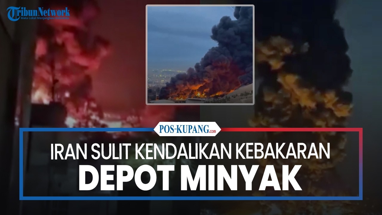 Iran Sulit Kendalikan Kebakaran Depot Minyak