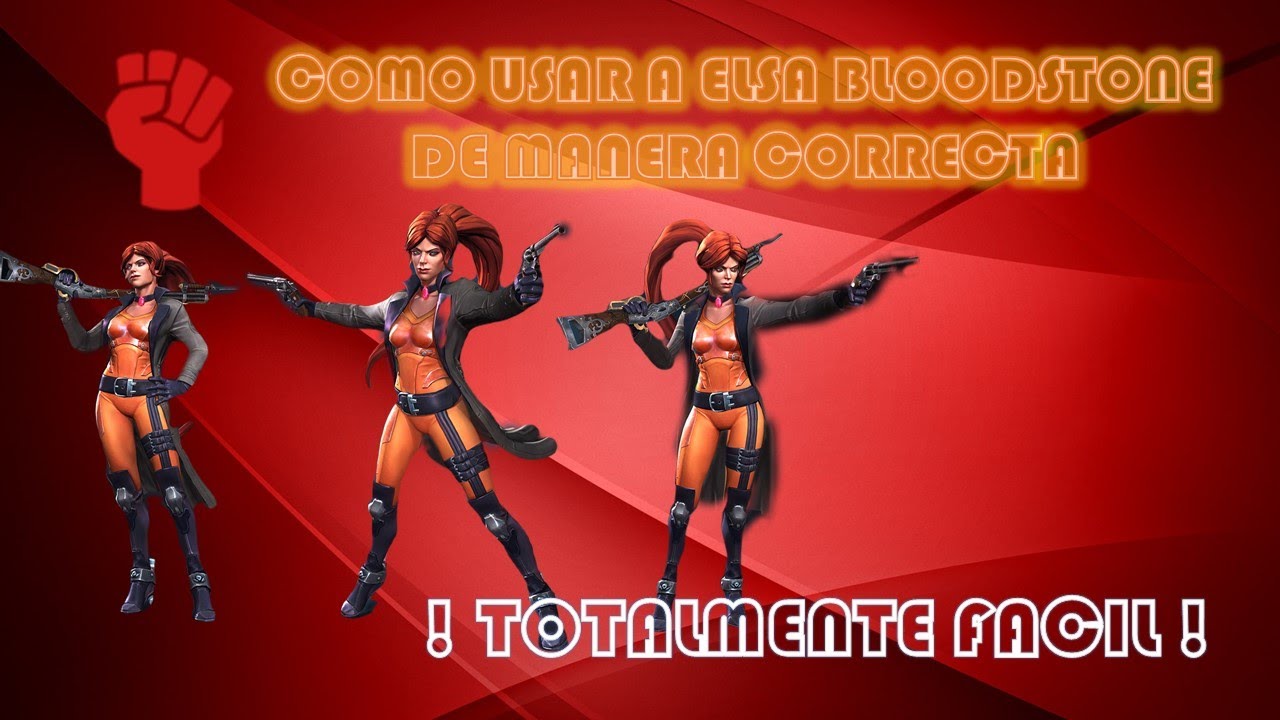Como usar a ELSA BLOODSTONE de manera correcta | Marvel Batalla de Superh&eacute;roes MCOC