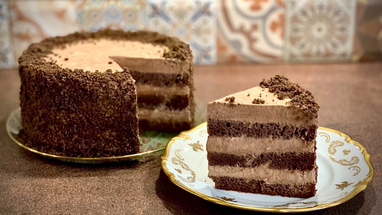 Шоколадова торта- най-леката и най-вкусната - поглезете сетивата си! / Шоколадный торт -самый нежный