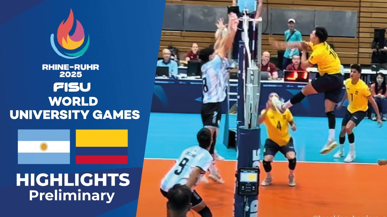 🇦🇷 ARGENTINA VS 🇨🇴 COLOMBIA | HIGHLIGHTS | FISU WORLD UNIVERSITY GAMES 2025