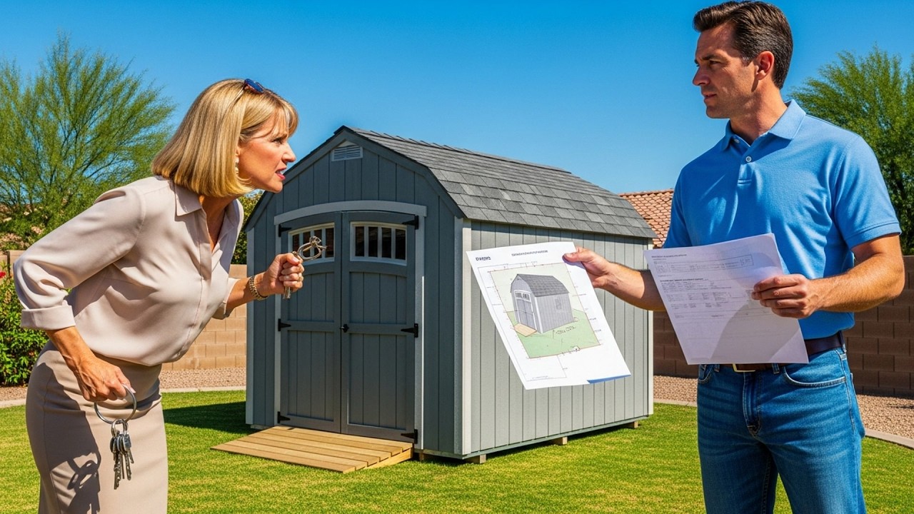 HOA Built A Shed On My Property, Surveyor Proved It's Mine And They Had To Remove It All