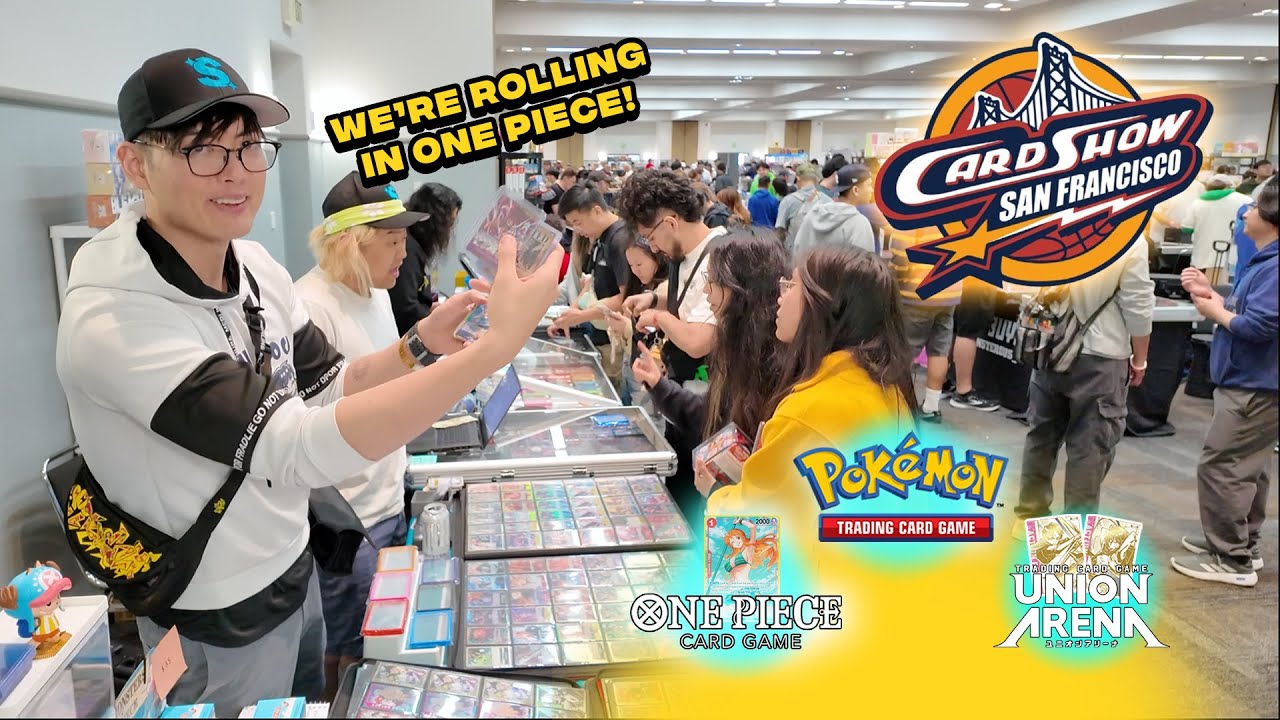 ONE PIECE OVERLOAD at San Francisco Card Show! (Vendor POV/One Piece TCG/Pokemon TCG/Union Arena)