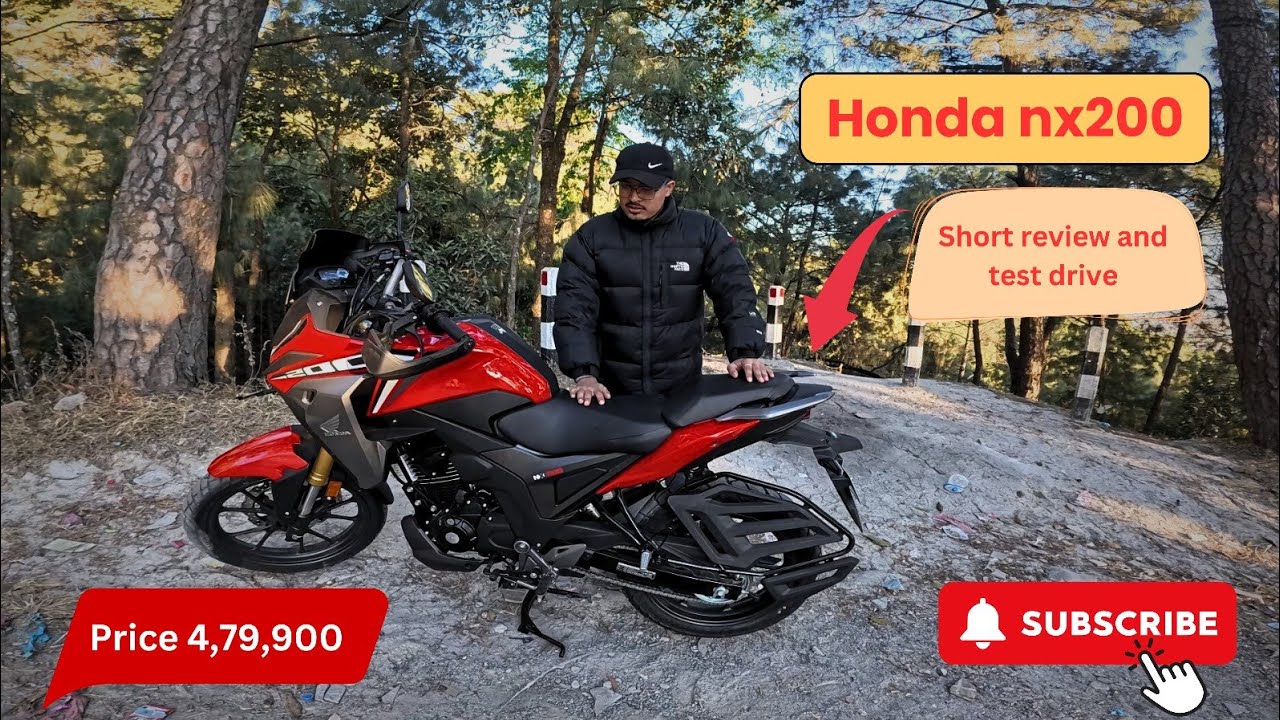 Short test drive review video| Honda nx200 | #kathmandu