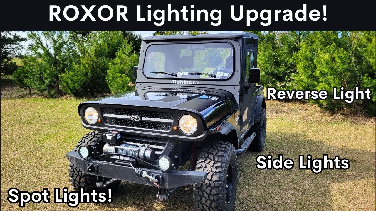 Установка Mahindra Roxor Light!